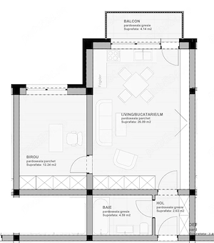 Vand apartament 2 camere 