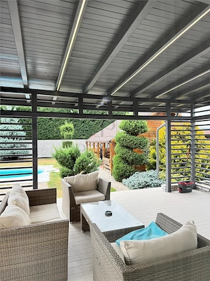 BUZIASULUI - CASA INDIVIDIUALA PREMIUM - 4 CAMERE LUX  3 BAI - PISCINA - GARAJ - TEREN 712mp