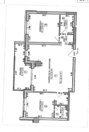 Apartament cu 3 camere Braytim ESO bloc cu lift, mobilat si utilat. - imagine 15
