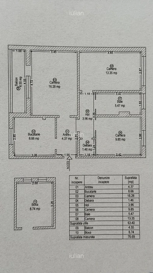Apartament LUX 3 Camere Decomandat  Garaj  Boxa Zona Sagului  - imagine 10