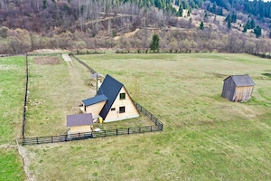 CABANĂ A-FRAME NOUĂ DE VÂNZARE – VAMA, STRÂMTURA | TEREN 1.800 MP - imagine 8
