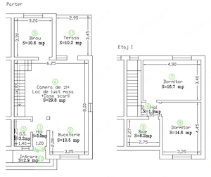 Duplex 4 camere - Teren 350 mp | Noul Lidl - Mosnita  - imagine 2