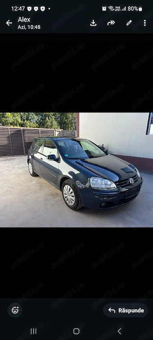 Vând VW Golf 5, motor 1,6 benzină - imagine 2