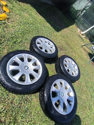 Vand jante cu cauciucuri iarna 5x120BMW r 16 cauciucuri foarte bune de iarna 2023 Taurus  - imagine 4