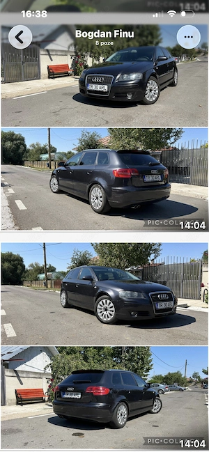 Audi A3 Dizel din 2008 fără daune și km reali vind urgent  - imagine 3