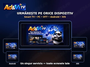 Ad&Vi TV, accesul tău la pachete TV europene și internaționale