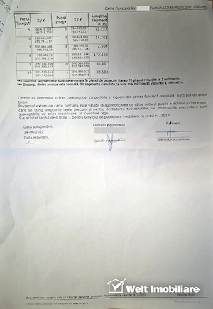 8.700 mp pentru dezvoltare rezidentiala la 3 km de CREIC - Chinteni - imagine 5