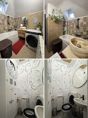 Apartament renovat cu 2 camere in vila cu curte - Piata Domenii - imagine 4