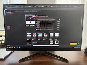 Monitor LED LG Gaming UltraGear 32GP850-B 31.5 inch QHD IPS 1 ms 180 Hz HDR FreeSync Premium & G-Syn