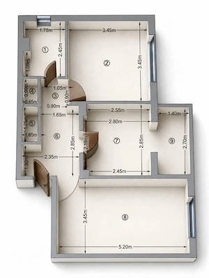 Apartament 2 camere Rovine  - imagine 8