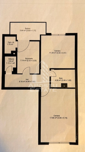 Apartament cu 2 camere in zona Mircea cel Batran - Cetatii - imagine 11