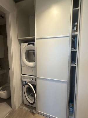 Inchiriez studio dublu in Cloud 9 Residence Pipera, 52 mp, utilat modern, Metrou, loc parcare - imagine 6