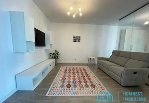 Inchiriez studio dublu in Cloud 9 Residence Pipera, 52 mp, utilat modern, Metrou, loc parcare - imagine 3