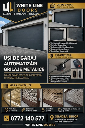 Uși de garaje automatizări 