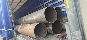 Vand teava metalica pontoane protectie subtraversari 