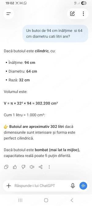 Butoi 300 litri