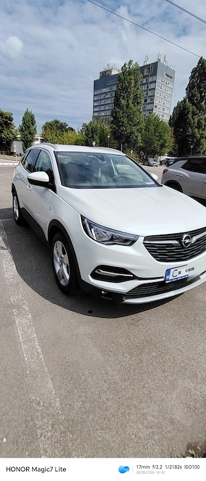 Opel Grandland X 1.2 benzină 130 CP alb perlat - imagine 3
