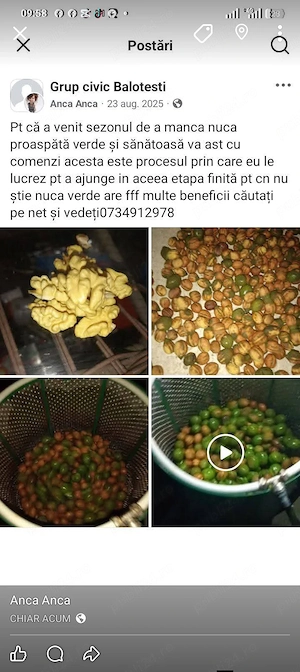 masina de curatat nuci
