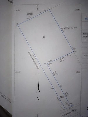 Teren intravilan,1287 mp,toate utilitatile,60 mp negociabil.Rm.Valcea,Strada BudaPriveliste frumoasa