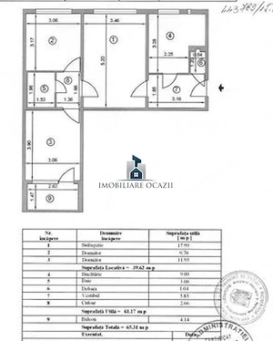 Apartament 3 camere Semidecomandat Resita - imagine 4