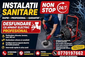 Intalator sanitar non stop