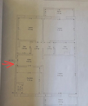 Proprietar ofer spre inchiriere apartament 3 camere Timisoara zona Complex