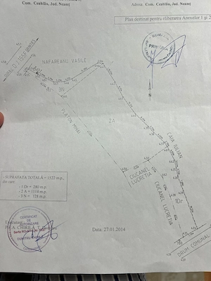 Teren de Vanzare Ceahlau 1522mp Intravilan la 6km de Durau si 500 de M de Coada Lacului Bicaz - imagine 3