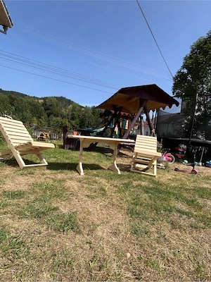 Masă din lemn de paltin