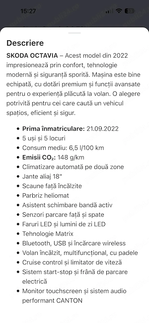 Skoda Octavia VRS , 2000cc, DSG - imagine 8
