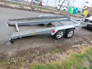 platforma auto basculabila slep trailer înmatriculat algema fizel karo eder  - imagine 3
