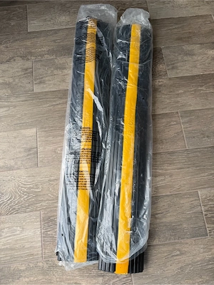 Set 4 limitatoare de viteza din cauciuc cu 1 canal, capacitate de incarcare de 8165 kg - imagine 5