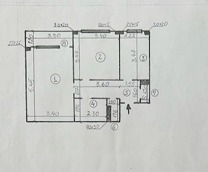 apartament 2 camere decomandat