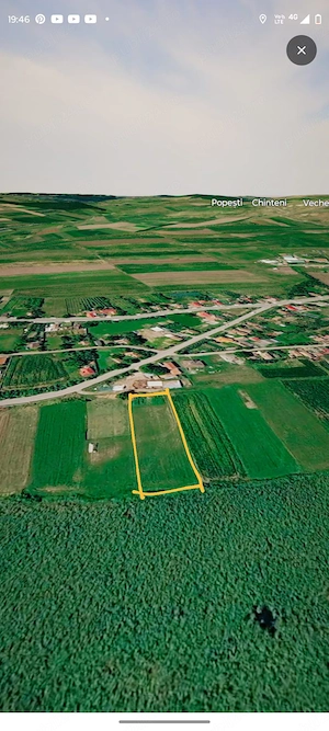 SCHIMB VAND teren intravilan 2.910 mp cu casă locuibilă + teren