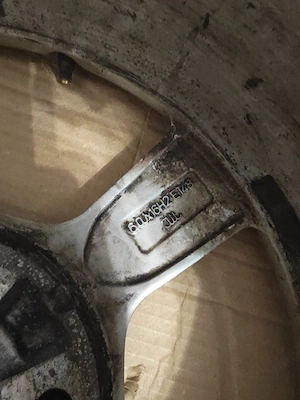 Jante 16 Audi A3 8v0071496 cu defect - imagine 3