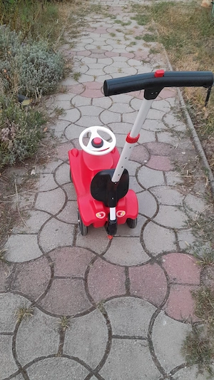 Bobby car cu maner telescopic
