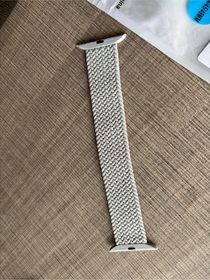 Curea Solo Loop, Apple Watch, Elastica, Gri marimea S (size 4) Series 10 46mm 42mm 44mm 45mm 40mm