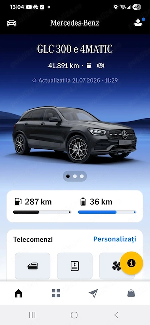 Mercedes GLC 300e 4Matic 2020 pachet AMG
