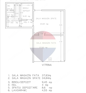 Spatiu comercial de inchiriat | 100mp stradal | Obor - Viitorului - imagine 7