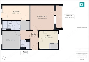 Apartament lux 3 camere de închiriat central Arad - imagine 8