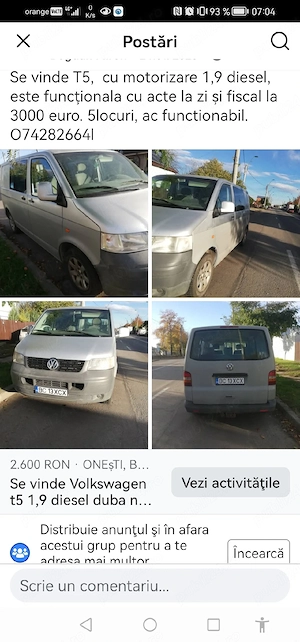 Se vinde T5 1,9diesel 5locurixu ac - imagine 5