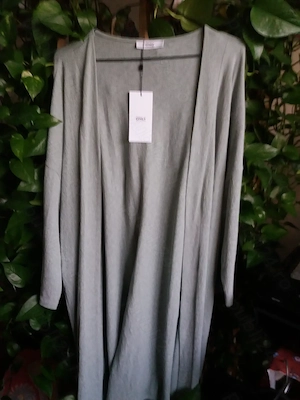 Cardigan lung vernil neon marca Only	