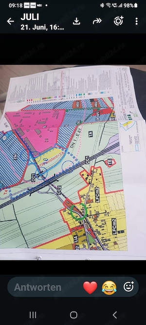 De vinzare teren extravilan linga Autostrada, suprafata 11.500mp utilitati linga teren,2 fronturi   - imagine 3