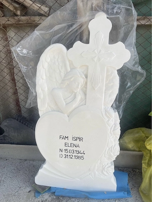 Cruci Monumente funerare marmura Foto pe ceramica