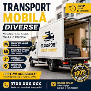 Oferim transport la domicilul clinetului 