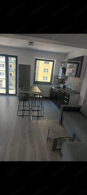 Apartament 2 camere Mall Coresi Brasov. Mobilat + Parcare - imagine 4