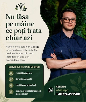 Ofer servicii terapeutice la domiciliu !!