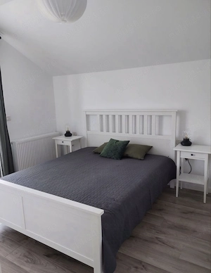 Pat Ikea hemnes 160x200 nou plus cutii depozitare