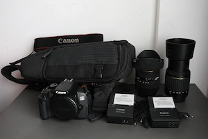 Canon EOS 650D + Sigma 10-20mm f 3.5 + Tamron 55-200 f 4-5.6 + Accesorii | Kit complet