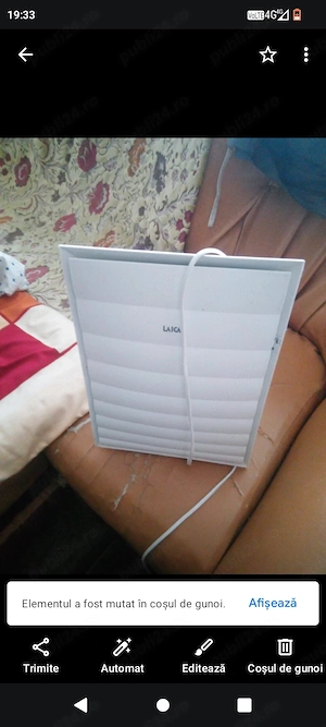 Vând purificator de aer laica la un preț bun 
