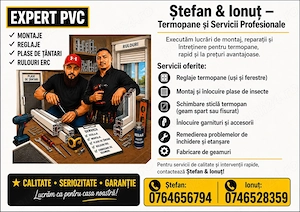 Reparatii termopane si servicii ferestre 